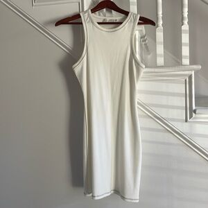 Beige Botany - White Dress​​​​